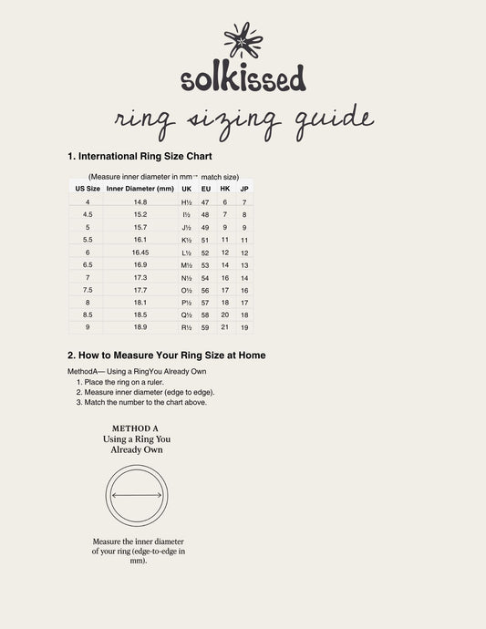 free ring sizing guide