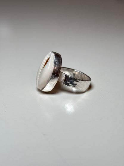 cowrie shell ring