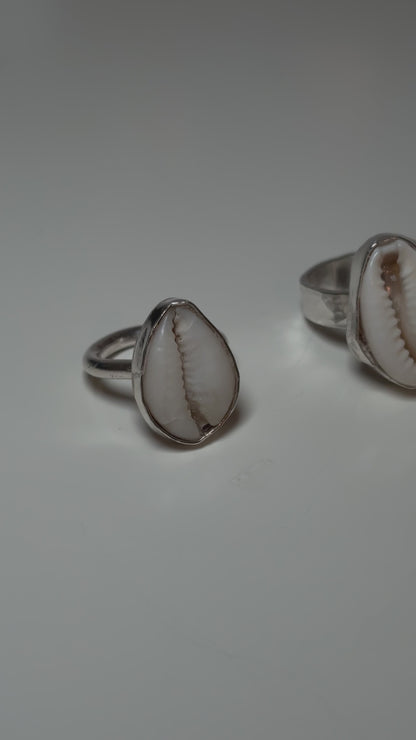 cowrie shell ring